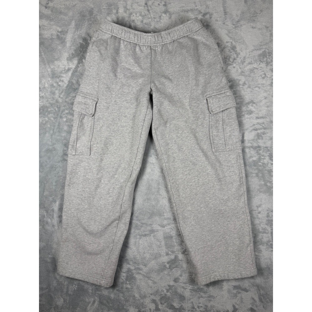 Aritzia Sweatfleece Mega Cargo Sweatpants Heather Grey Small Wide Leg Jogger - Picture 3 of 9